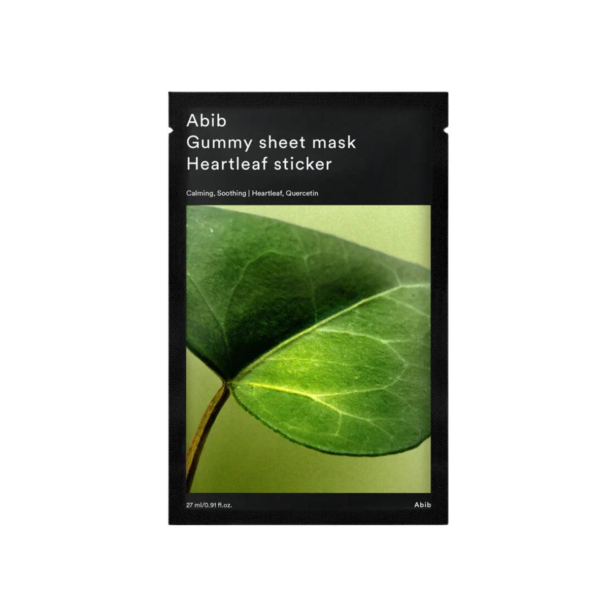 Abib Gummy Sheet Mask Heartleaf Sticker - Fanxi Life