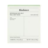 Biodance Refreshing Sea Kelp Real Deep Mask (4 PCs) - Fanxi Life