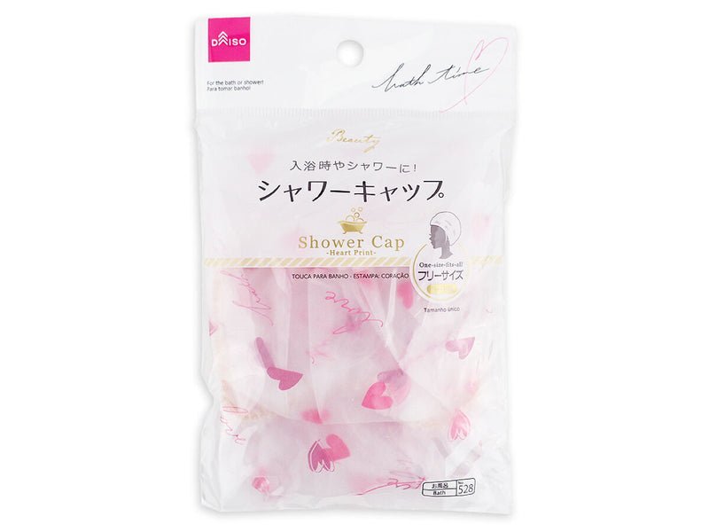 Daiso Shower Cap - Heart (1 PC) - Fanxi Life