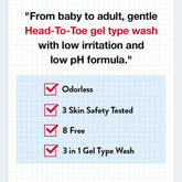 ILLIYOON Ceramide Ato 6.0 Top to Toe Wash (500ml) - Fanxi Life