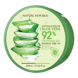 NATURE REPUBLIC Aloe Vera 92% Soothing Gel Tub (300ml) - Fanxi Life