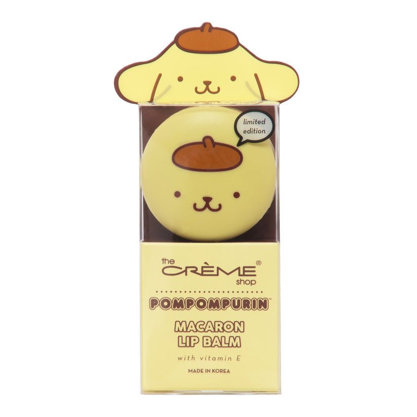 The Crème Shop x Pompompurin Macaron Lip Balm (9g) - Fanxi Life