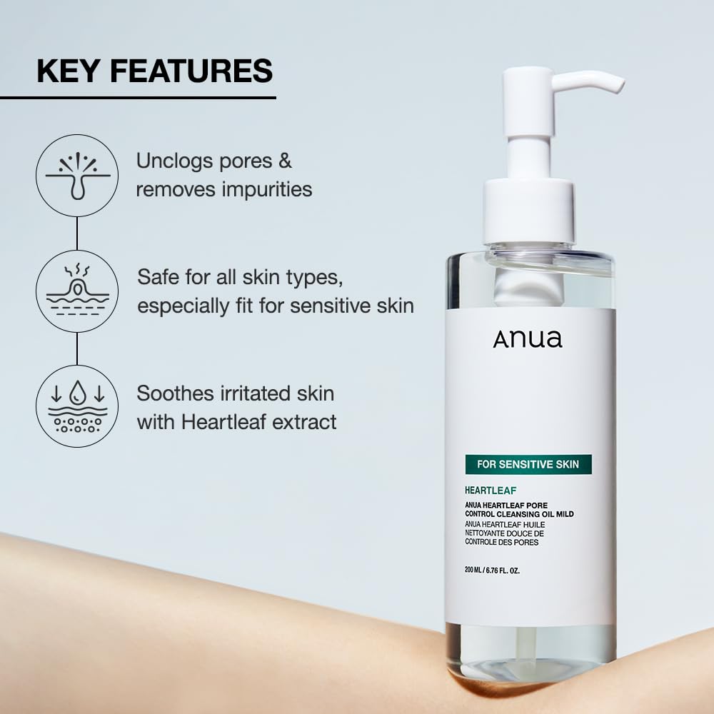 ANUA Heartleaf Pore Control Cleansing Oil - Fanxi Life