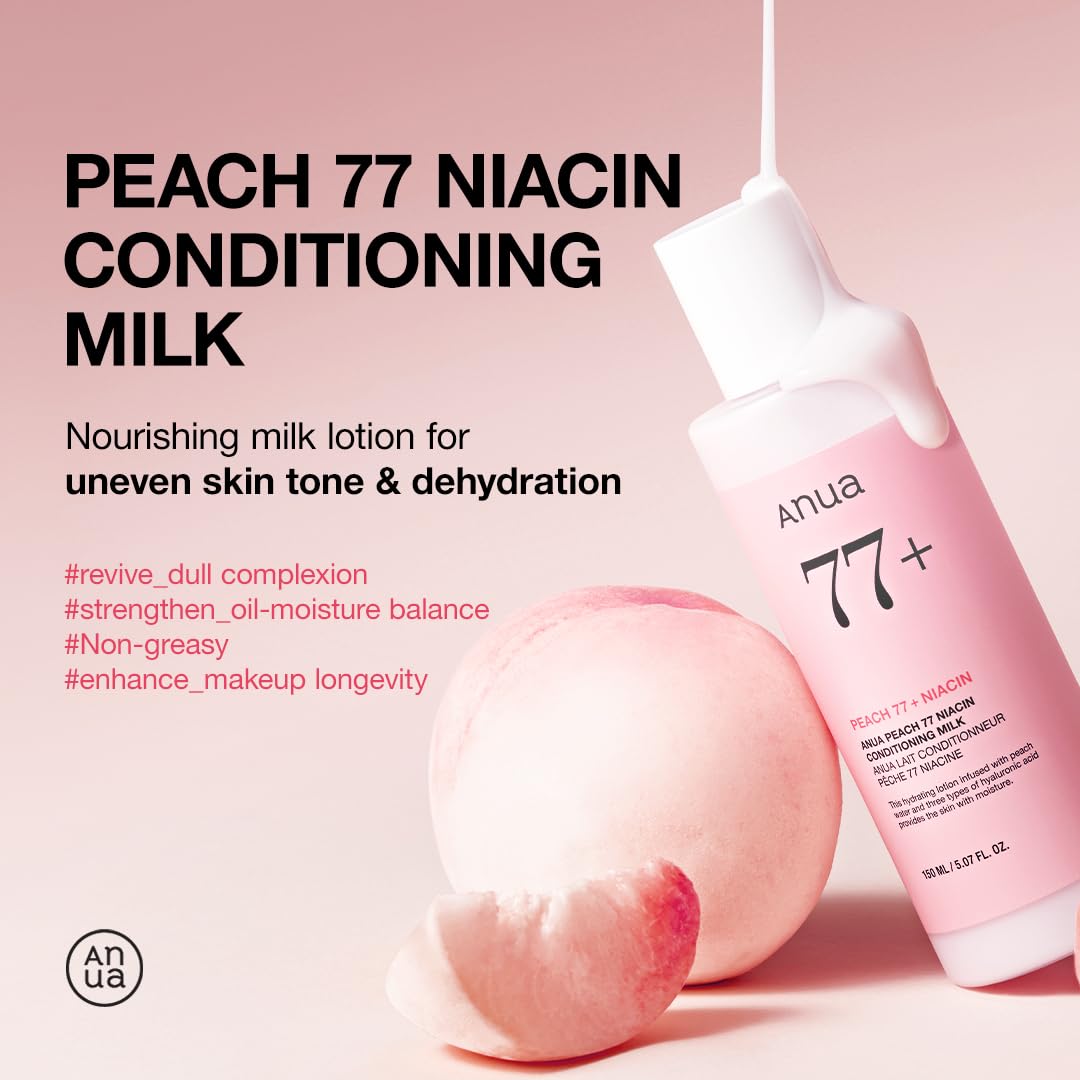 ANUA Peach 77% Niacin Conditioning Milk (150ml) - Fanxi Life