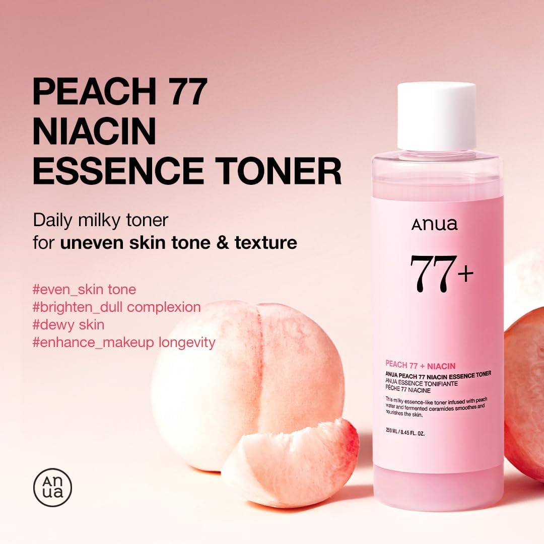 ANUA Peach 77% Niacin Essence Toner (250ml) - Fanxi Life