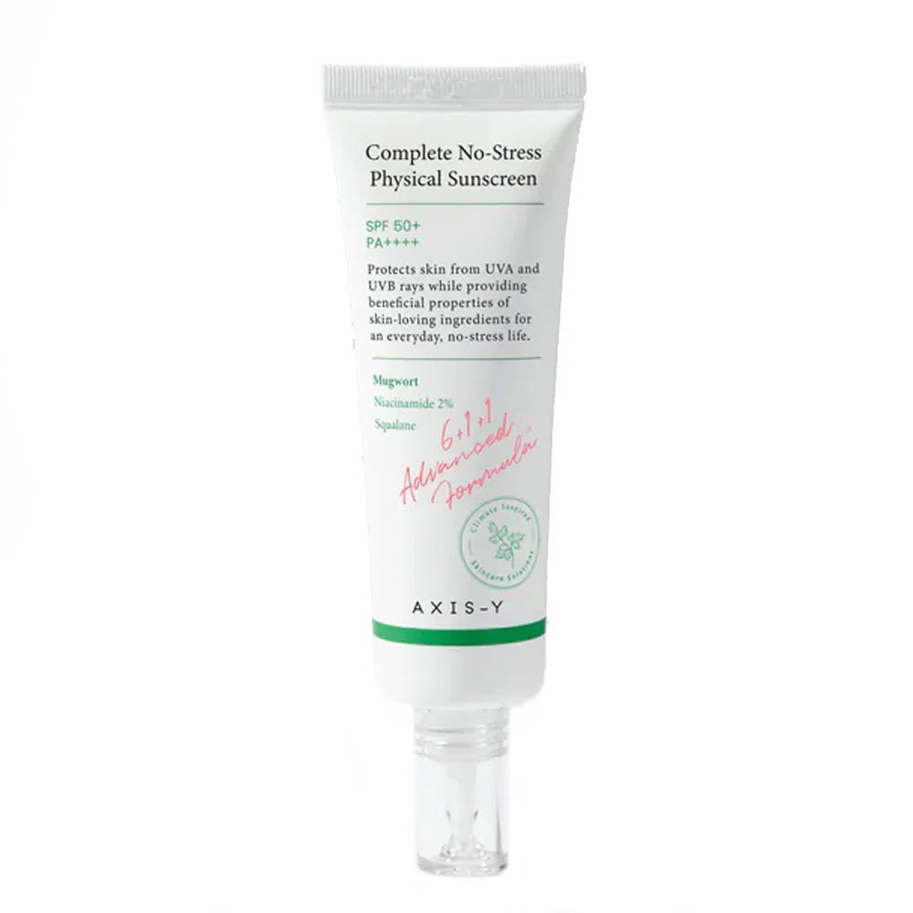 AXIS - Y Complete No - Stress Physical Sunscreen Broad Spectrum SPF 50+ PA++++ (50ml) - Fanxi Life