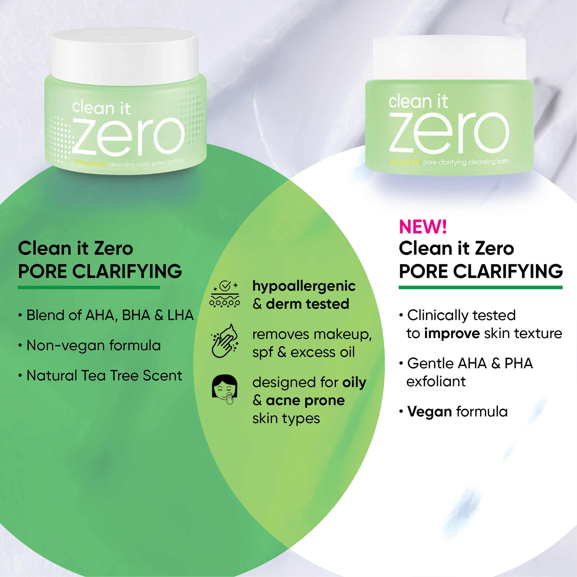 Banila Co. Clean It Zero Tea - Tree EX Pore Clarifying Cleansing Balm (100ml) - Fanxi Life