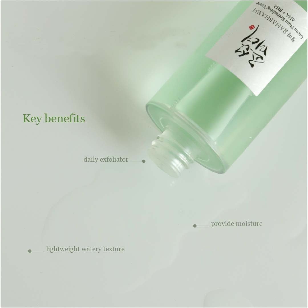 Beauty of Joseon Green Plum Refreshing Toner: AHA + BHA (150ml) - Fanxi Life