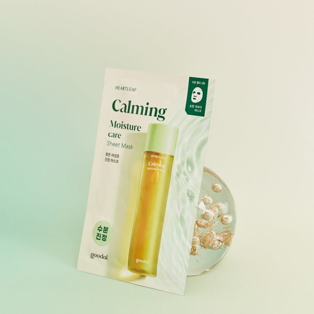 Goodal Heartleaf Calming Moisture Care Sheet Mask Set (5 PCs) - Fanxi Life