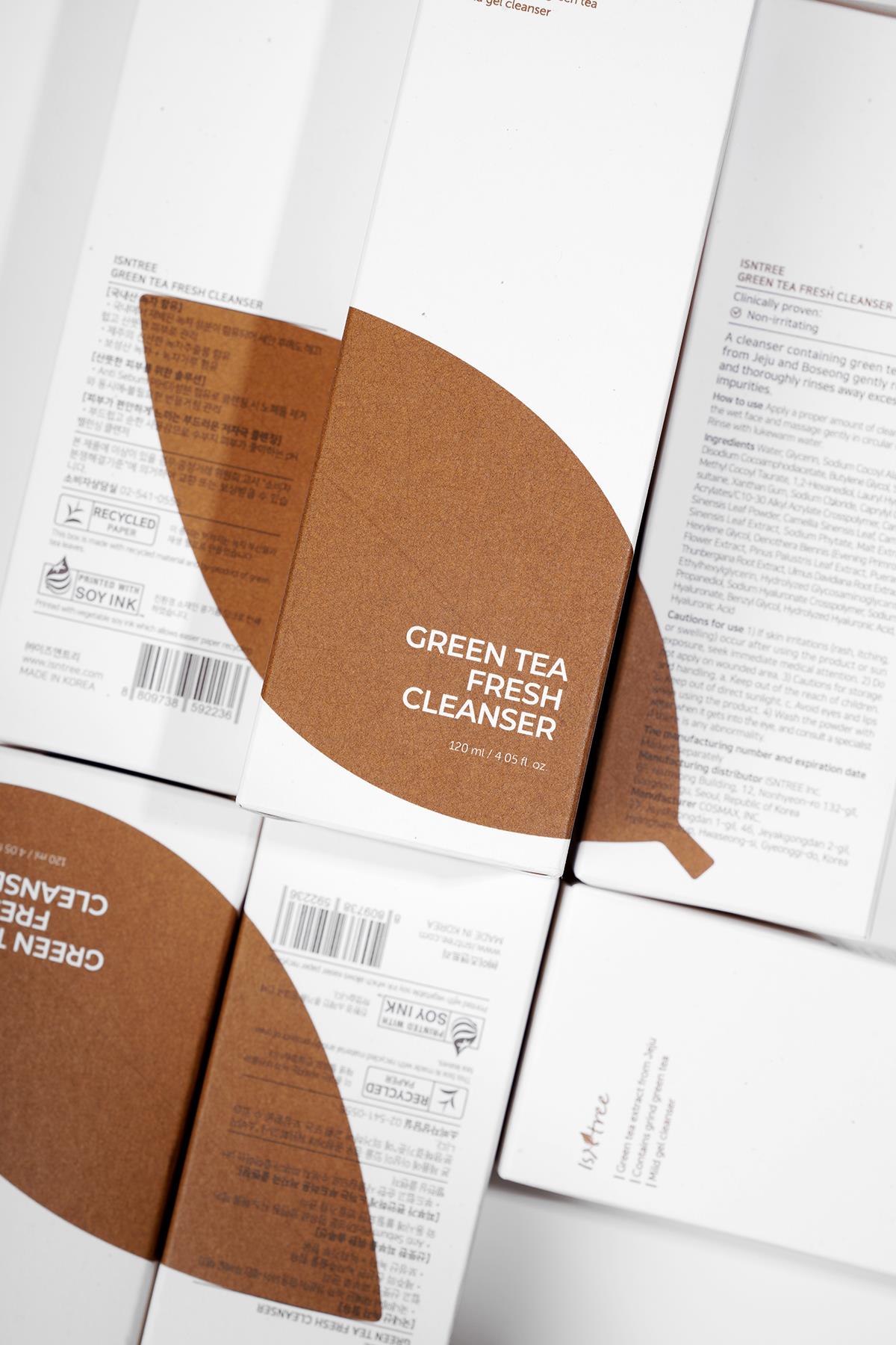 ISNTREE Green Tea Fresh Cleanser (120ml) - Fanxi Life