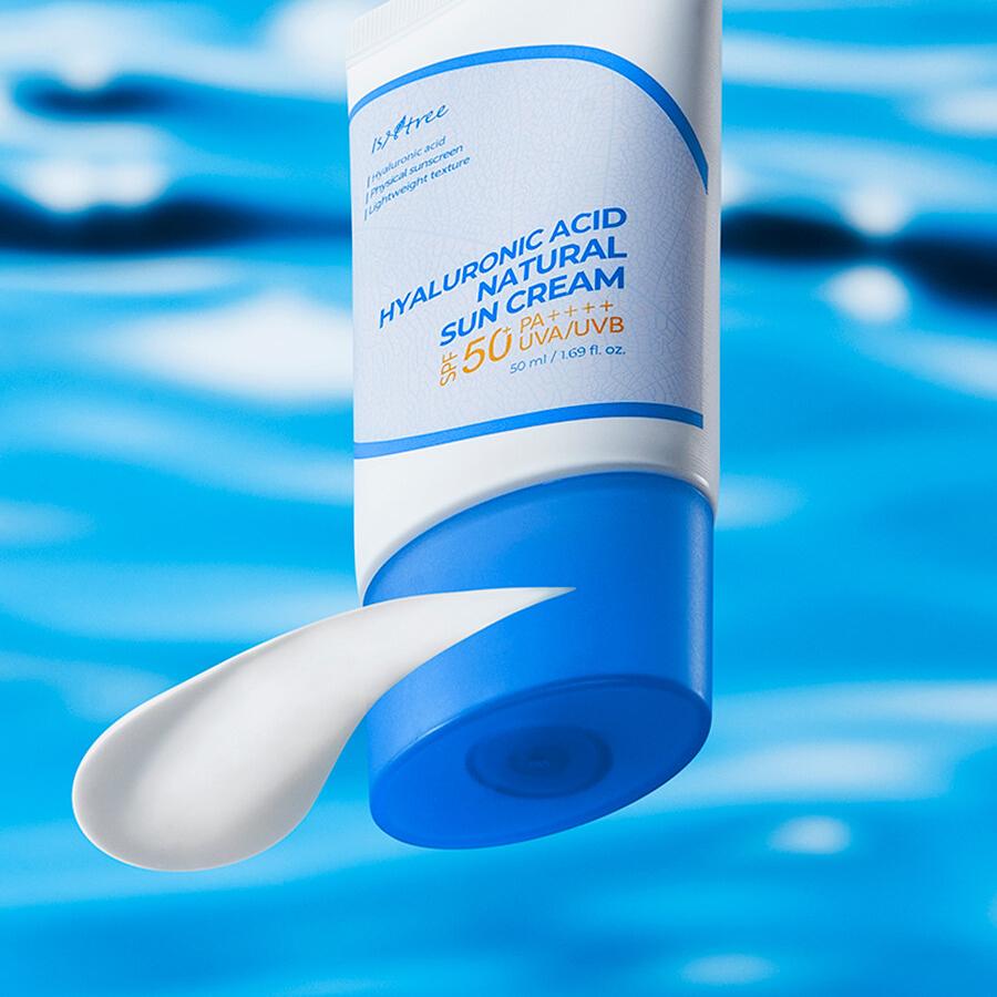 Isntree Hyaluronic Acid Natural Sun Cream SPF50+ PA++++ (50ml) - Fanxi Life