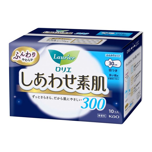 KAO LAURIER Sanitary Pads Night 30cm 10pcs - Fanxi Life