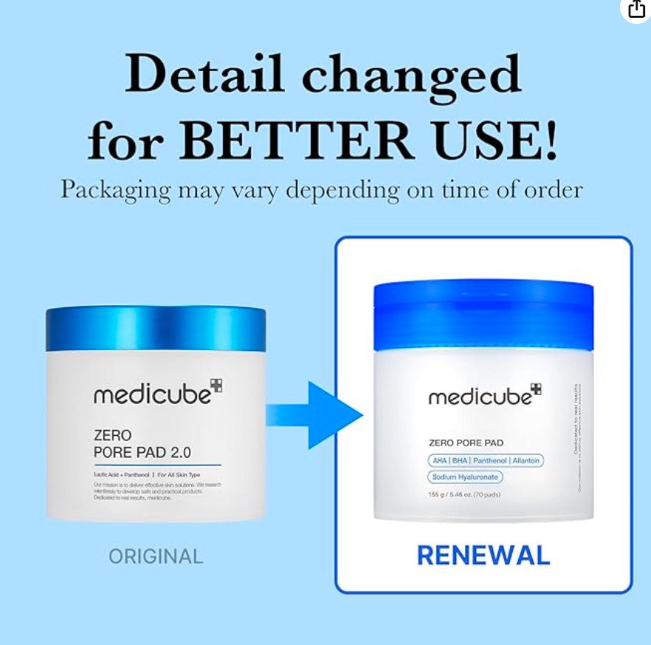 Medicube Zero Pore Pads 2.0 - Fanxi Life