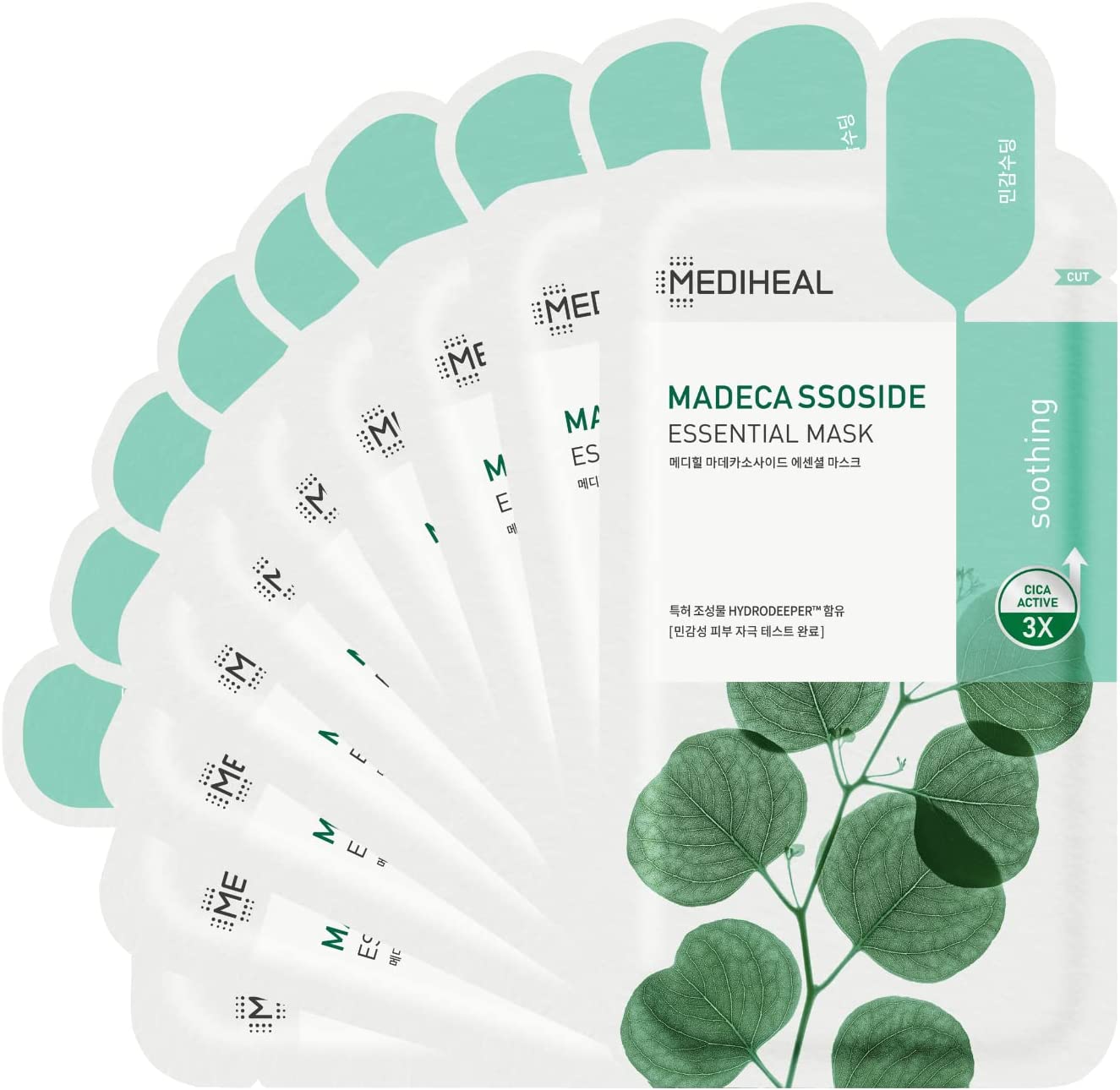 MEDIHEAL Madecassoside Essential Mask (10 PCs) - Fanxi Life