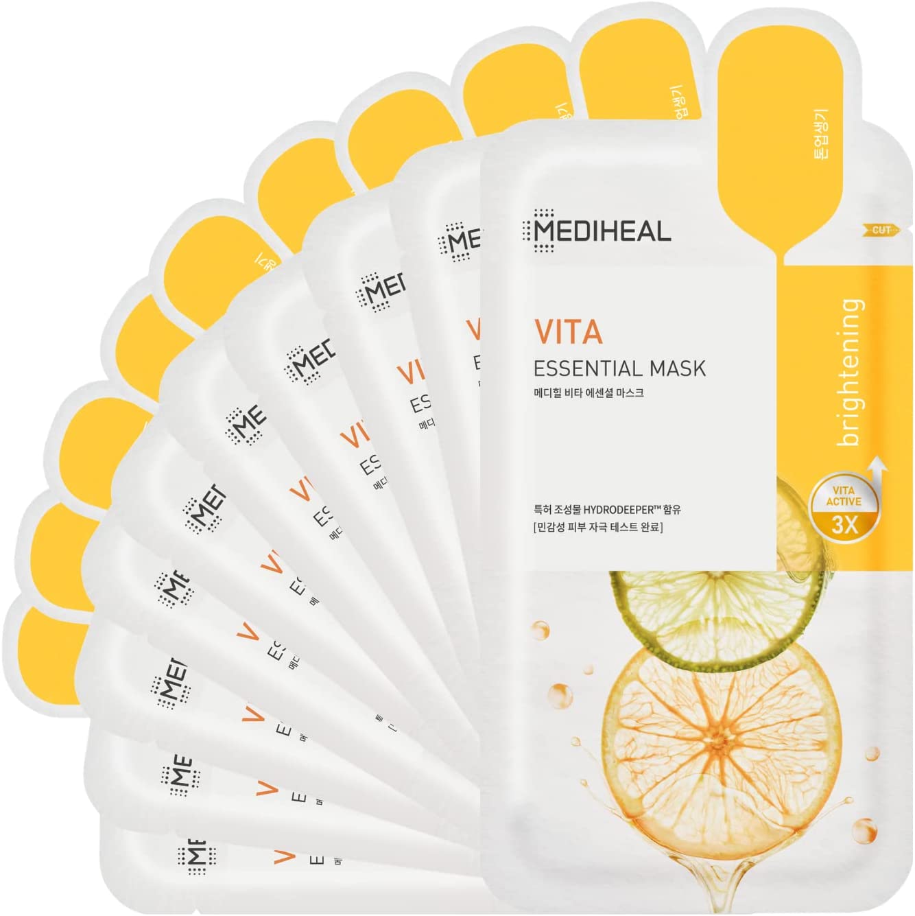 MEDIHEAL Vita Essential Mask (10 PCs) - Fanxi Life