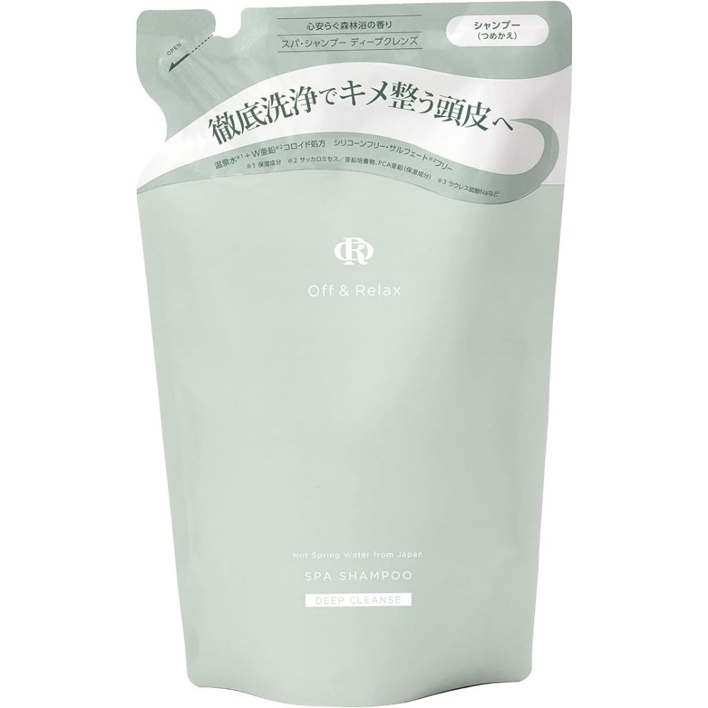 OFF & RELAX Hot Spring Water Deep Cleanse Spa Shampoo (460ml) - Fanxi Life