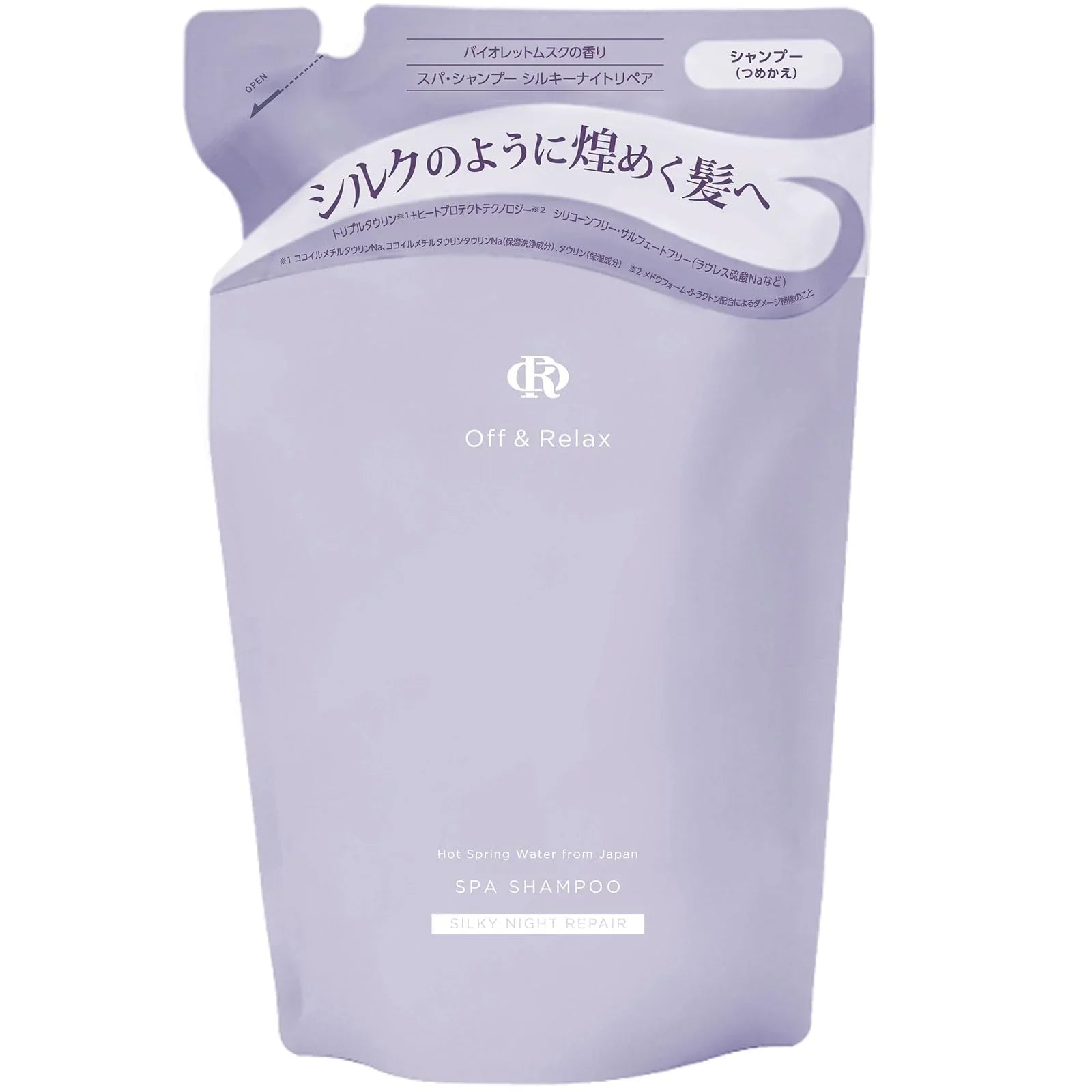 OFF & RELAX Hot Spring Water Silky Night Repair Spa Shampoo (460ml) - Fanxi Life