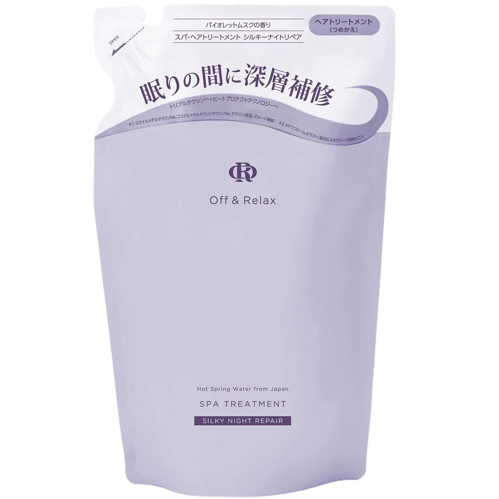 OFF & RELAX Hot Spring Water Silky Night Repair Spa Treatment (460ml) - Fanxi Life