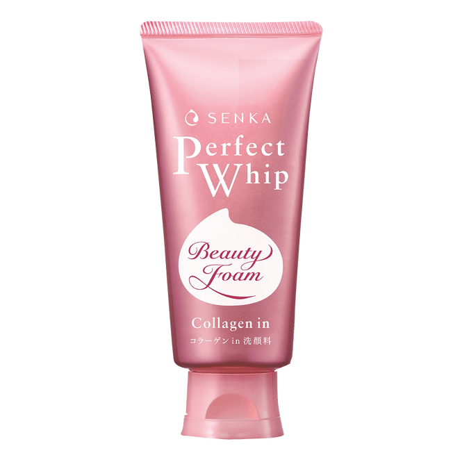 Shiseido Senka Perfect Whip Face Cleansing Foam Collagen (120g) - Fanxi Life