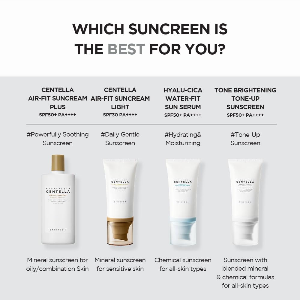 SKIN1004 Madagascar Centella Air Fit Suncream Light SPF30 PA++++ (50ml) - Fanxi Life