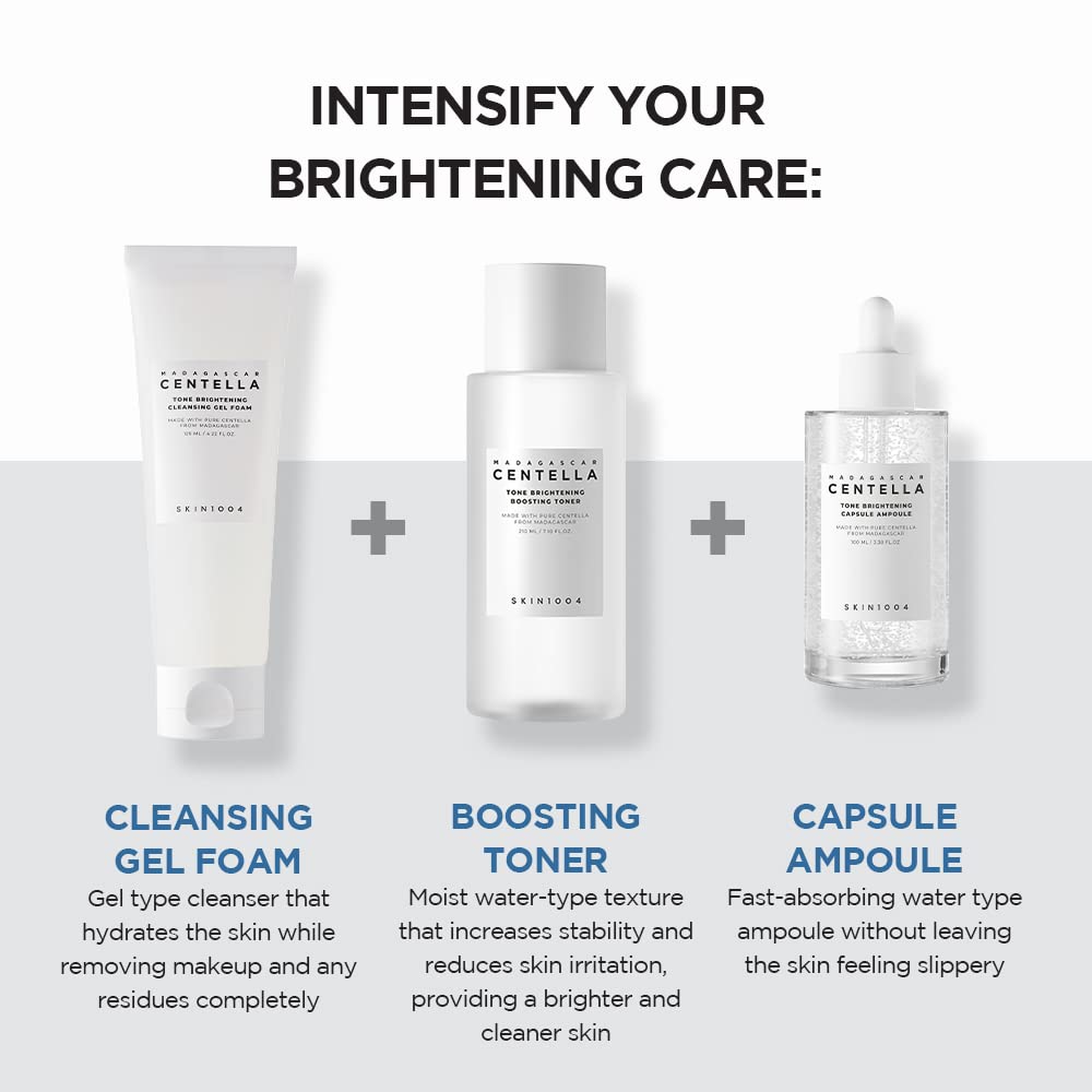 SKIN1004 Madagascar Centella Tone Brightening Cleansing Gel Foam (125ml) - Fanxi Life