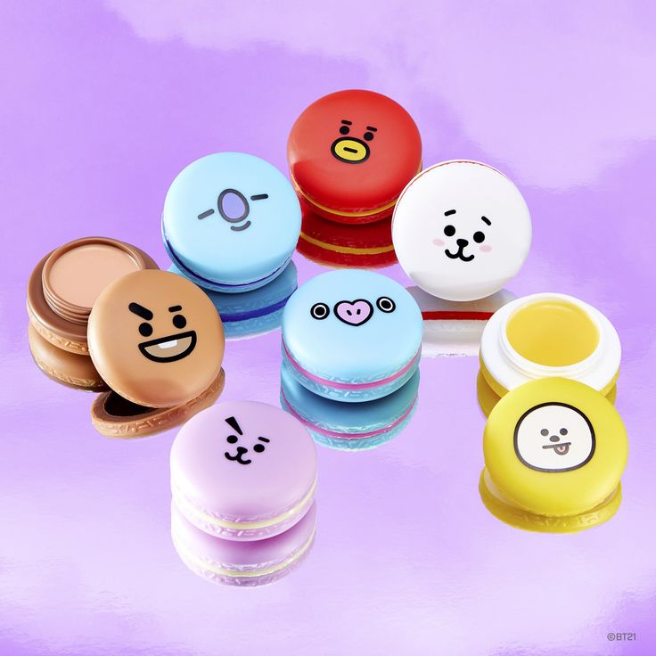 The Crème Shop x BT21 Baby Macaron Lip Balm (9g) - Fanxi Life