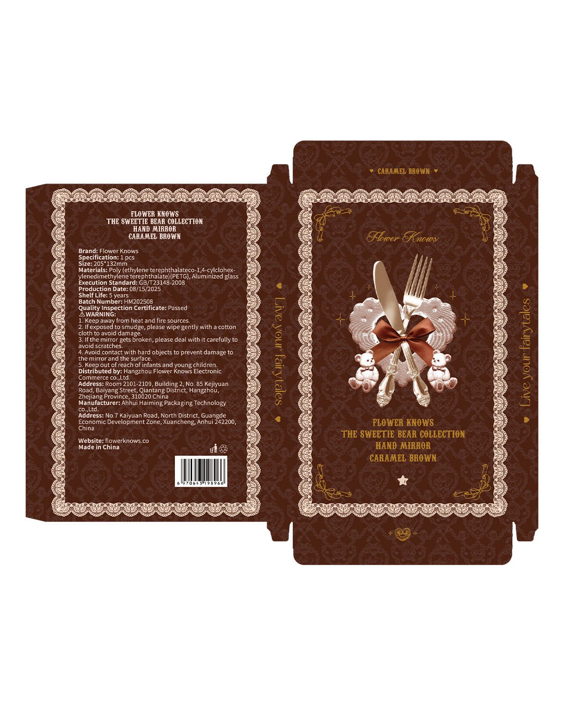 The Sweetie Bear Hand Mirror - Fanxi Life