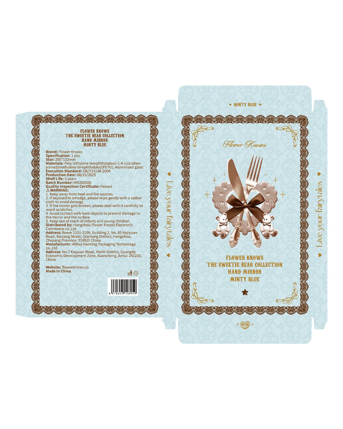 The Sweetie Bear Hand Mirror - Fanxi Life