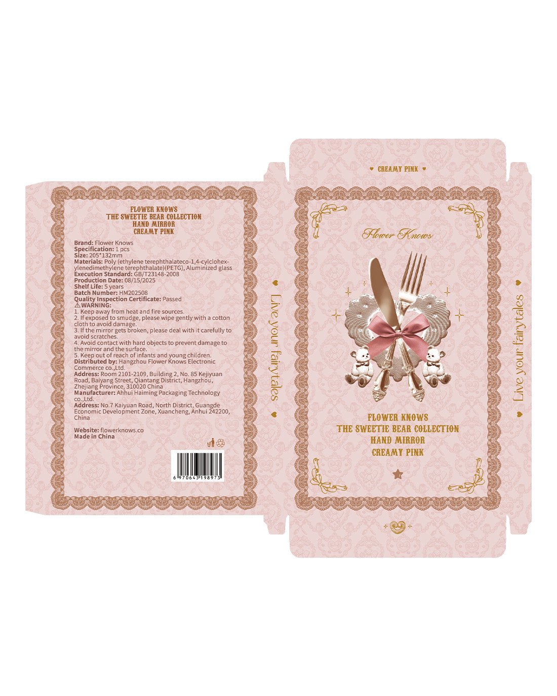 The Sweetie Bear Hand Mirror - Fanxi Life