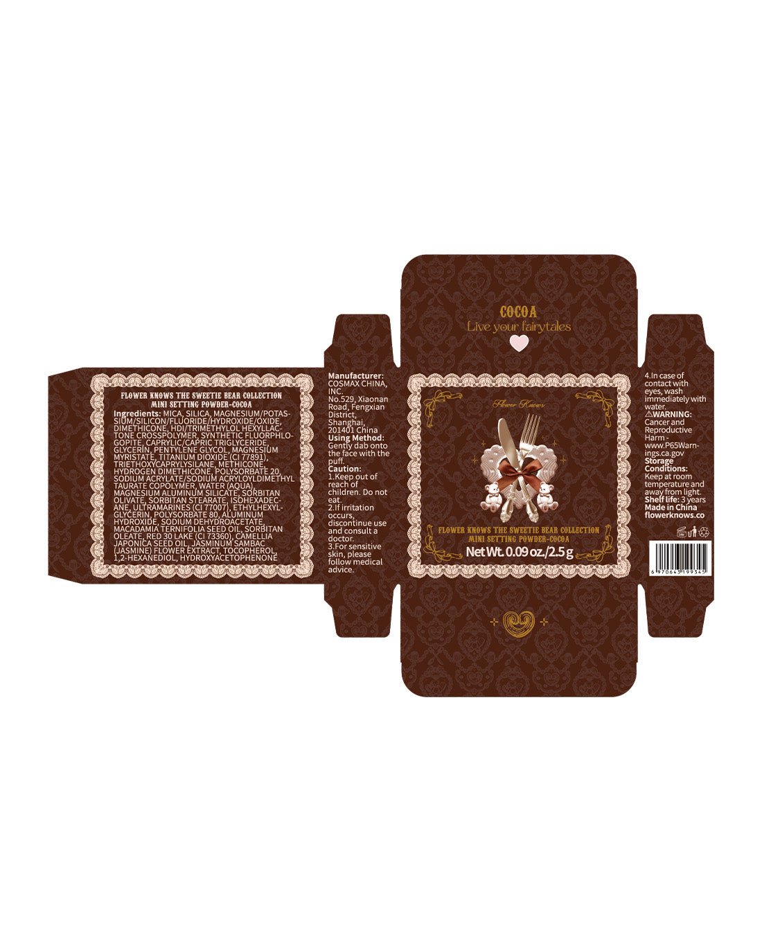 The Sweetie Bear Mini Setting Powder - Fanxi Life